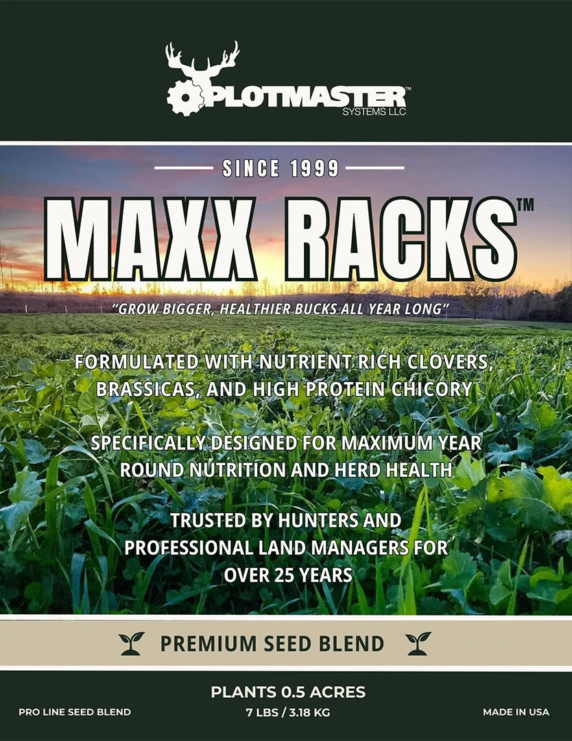 Plotmaster Maxx Racks Premium Nutrient-Rich Seed Blend by Plotmaster